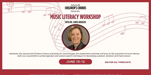 Music Literacy Workshop with Dr. Carol Krueger