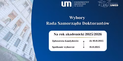 Wybory 2025\/2026 - Rada Samorz\u0105du Doktorant\u00f3w UMed \u0141\u00f3d\u017a