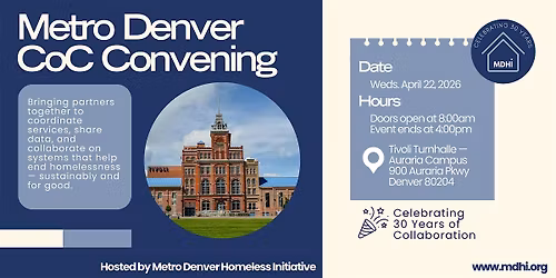Metro Denver CoC Convening 2026 (In-Person)