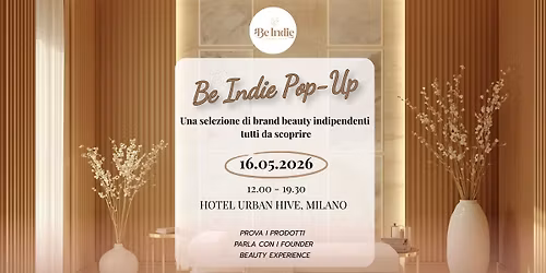 Be Indie Pop Up - Urban Edition