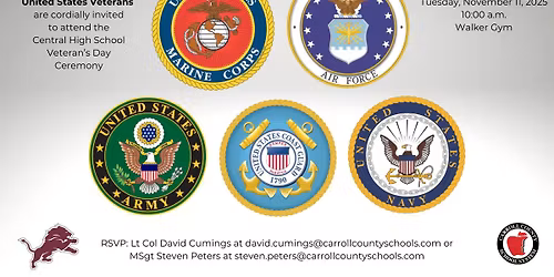 Veterans are Cordially Invited