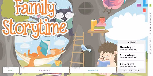 Story Time at the Vernon Library