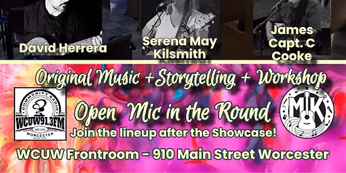 Songwriters Showcase and Open Mic \ud83c\udfa4 in the Round - At WCUW FRONTROOM