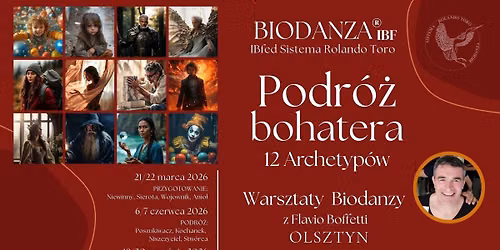PODR\u00d3\u017b BOHATERA z Flavio Boffetti warsztaty Biodanzy 