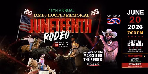 45th Annual James Hooper Memorial Juneteenth Rodeo