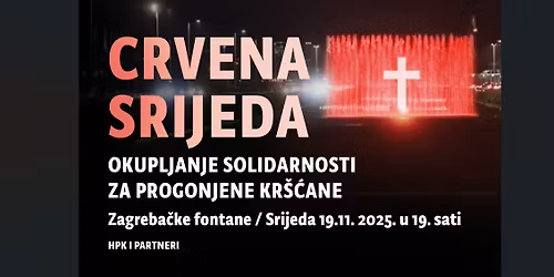 Crvena srijeda 2025 - Me\u0111unarodni dan solidarnosti sa progonjenim kr\u0161\u0107anima