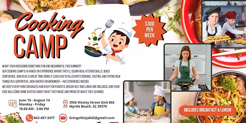 Grand Strand Summer Cooking Camp