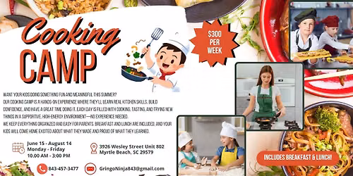 Grand Strand Summer Cooking Camp