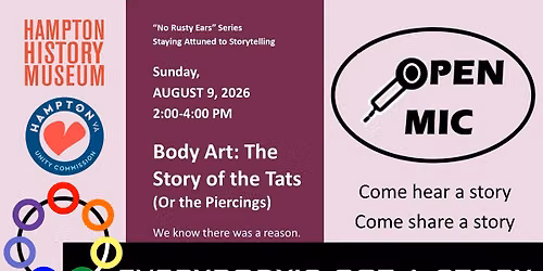 "Body Art" Storytelling Open Mic - "No Rusty Ears" Storytelling Series