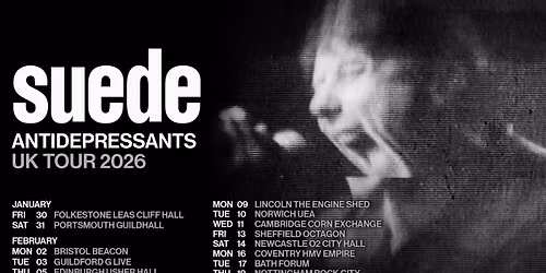 Suede live at The Nick Rayns LCR, UEA | Norwich