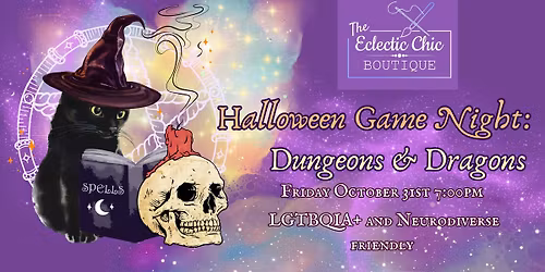 Halloween Game Night: Dungeons and Dragons