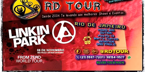 LINKIN PARK - Excurs\u00e3o RD Tour RJ - (Caravana Rio)