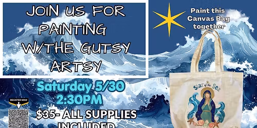 Painting Party: Star of the Sea Canvas OR Tote Bag