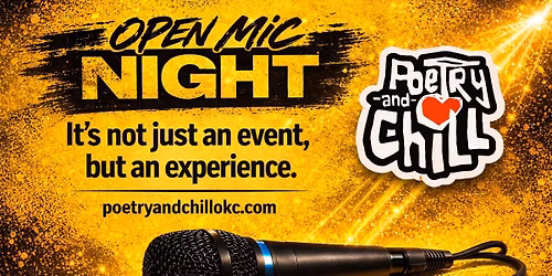 PoetryAndChill Open Mic Night 