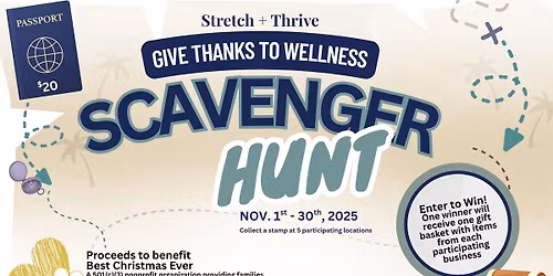 Give Thanks to Wellness Scavenger Hunt