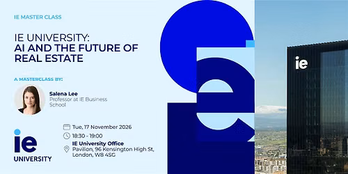 IE University: AI and the Future of Real Estate