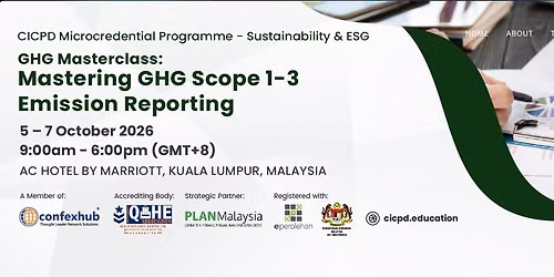 GHG Masterclass: Mastering GHG Scope 1 - 3 Emission Reporting 