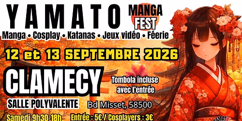 YAMATO MANGA FEST - CLAMECY 2026