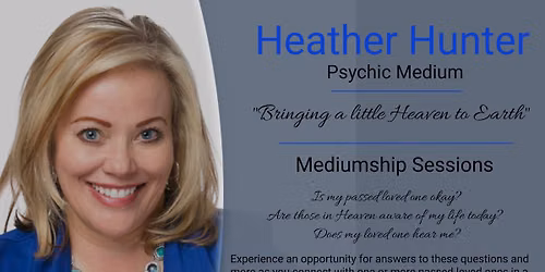 Milwaukee WI-Private 90 Minute Sessions-Connect with Passed Loved Ones!