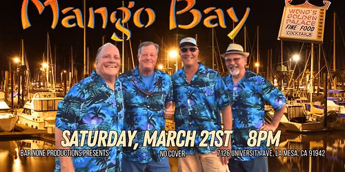 Mango Bay Band @ Wong's Dragon Room 