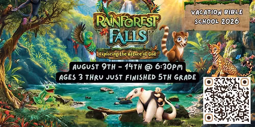 "Rainforest Falls" Vacation Bible School