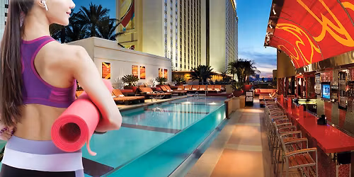 Pool Pilates at the Golden Nugget