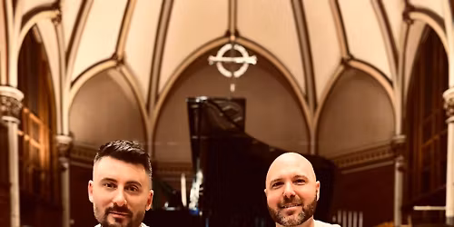 Johnny Walsh, pianist Drew Lutz-Long, organist