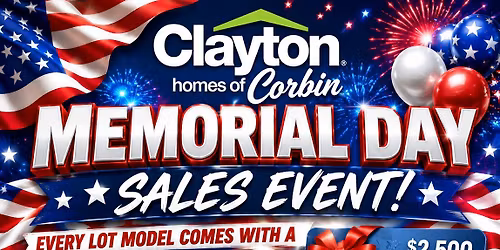 CLAYTON HOMES OF CORBIN SALES EVENT