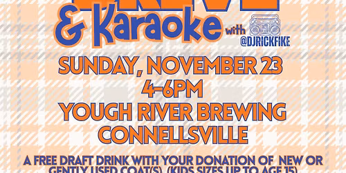 Coat Drive and Karaoke!
