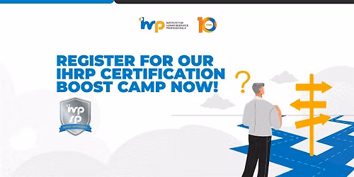 IHRP Certification Boost Camp - IHRP-SP (22 September 2026)