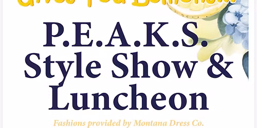 PEAKS Style Show & Luncheon