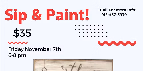 Friday Night Sip & Paint \u201cThankful\u201d