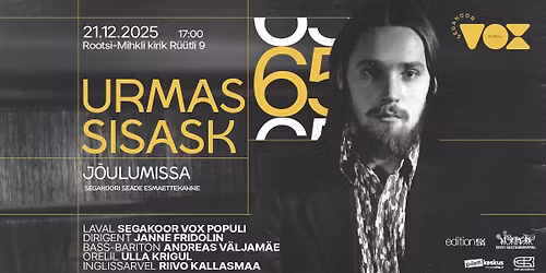 Urmas Sisask 65: J\u00d5ULUMISSA