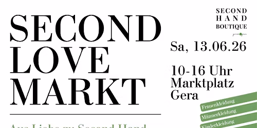 SECOND LOVE MARKT - Dein Second Hand Markt in Gera