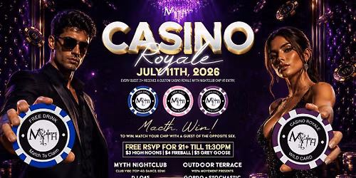 Casino Royale Night at Myth feat. JOSH LAWRENCE  | 07.11.26