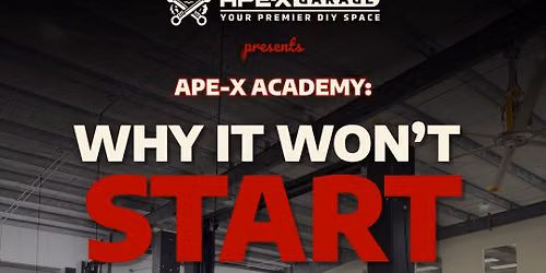 Ape-X Academy: Why It Won't Start