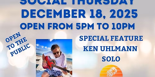 Social Thursday - Open to the Public