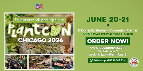 Ecuagenera will participate in PlantCon Chicago 2026