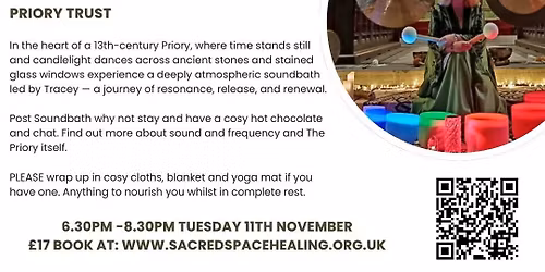 Candlelit Soundbath at the Priory