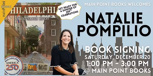 Natalie Pompilio, "A Walk Through Philadelphia" Signing
