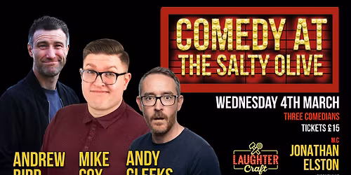 Comedy at the Salty Olive Wokingham