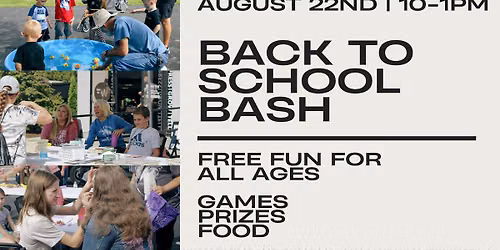 Back to School Bash
