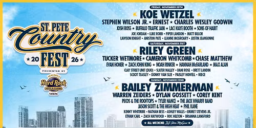 St. Pete Country Music Fest 2026