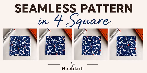 Seamless Pattern in 4 Square Workshop