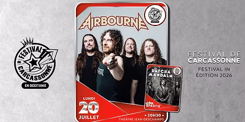 Airbourne (1\u00e8re partie : D\u00e4tcha Mandala) - Festival de Carcassonne 2026