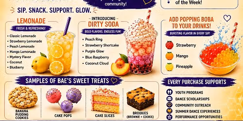 RYDE Lemonade Glow Pop-Up Fundraiser