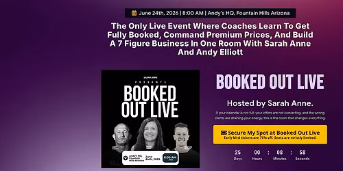 Booked Out Live - Business Bootcamp for Coaches