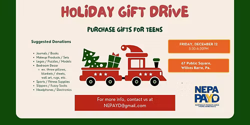 Toys for Teens Holiday Gift Drive