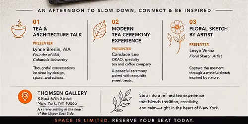 A Summer Afternoon of Tea, Art & Architecture (NYC)