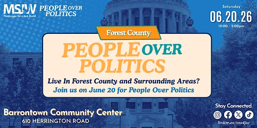 People Over Politics: Voting Rights (Hattiesburg)